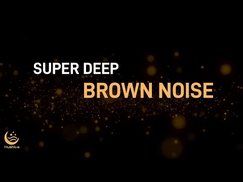 Super Deep Brown Noise - (8 Hours, Black Screen) Remastered, Ultra Low Frequency Sleep Sound