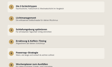 Schlafguide für Schichtarbeit